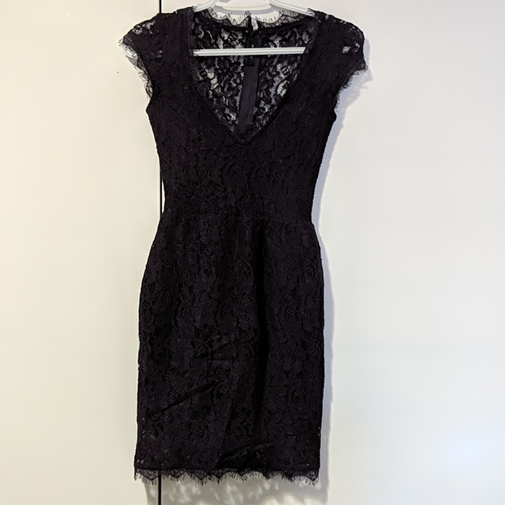 Aritzia Babaton dark purple Tobias dress